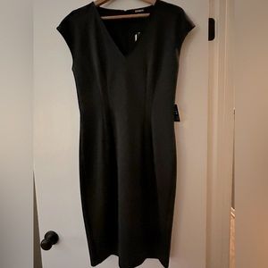Express Black Midi Dress